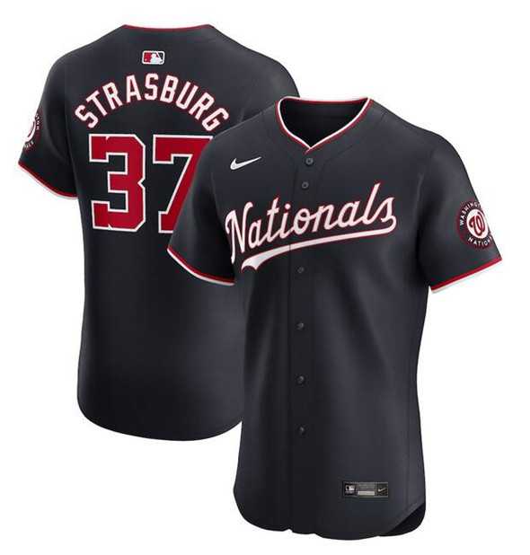 Men's Washington Nationals #37 Stephen Strasburg Navy Alternate Elite Stitched Jersey Dzhi,We sell and wholesale Men's Washington Nationals #37 Stephen Strasburg Navy Alternate Elite Stitched Jersey Dzhi on line form chian!